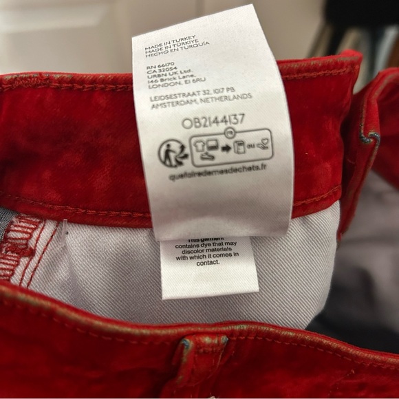 Anthropologie Pilcro The Annie Flocked High-Rise Straight-Leg Jeans - Picture 16 of 16